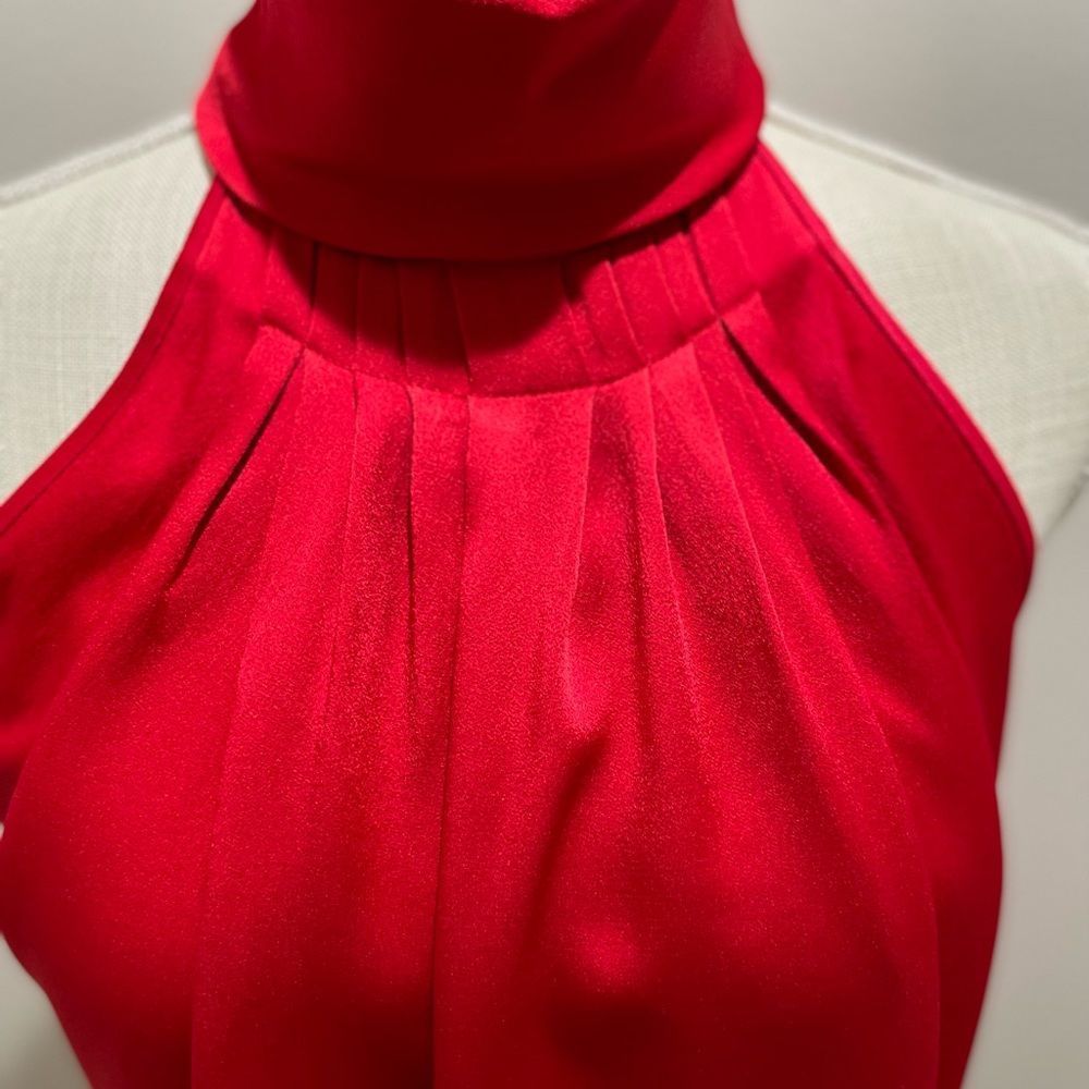 Michael Kors made in Italy sleeveless red top.  Stunningly beautiful - Picture 6 of 13